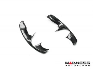 Alfa Romeo Giulia Steering Wheel Trim - Carbon Fiber - Thumb Grip Cover - QV Model - 2020+ models